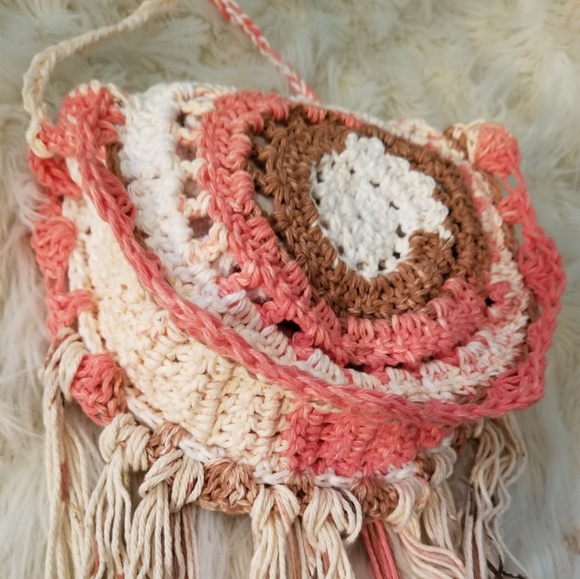 💄Crochet Boho Bag Handmade - Picture 3 of 4